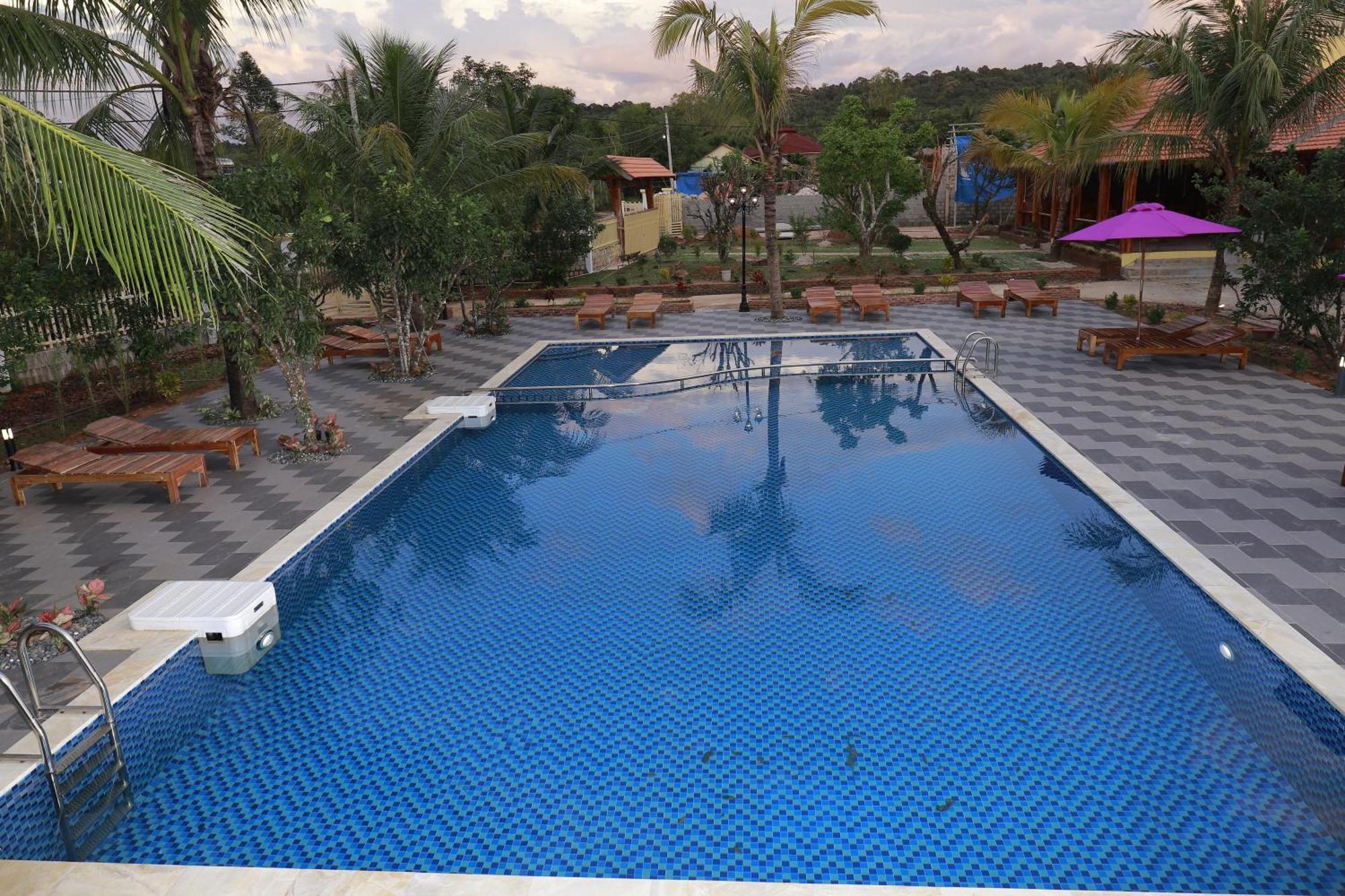 Apartamento Phu Quoc Pomelo Garden Exterior foto